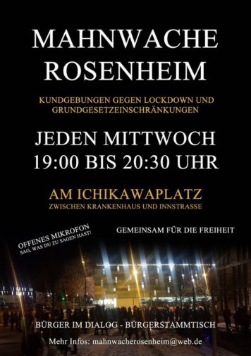 Mahnwache Rosenheim